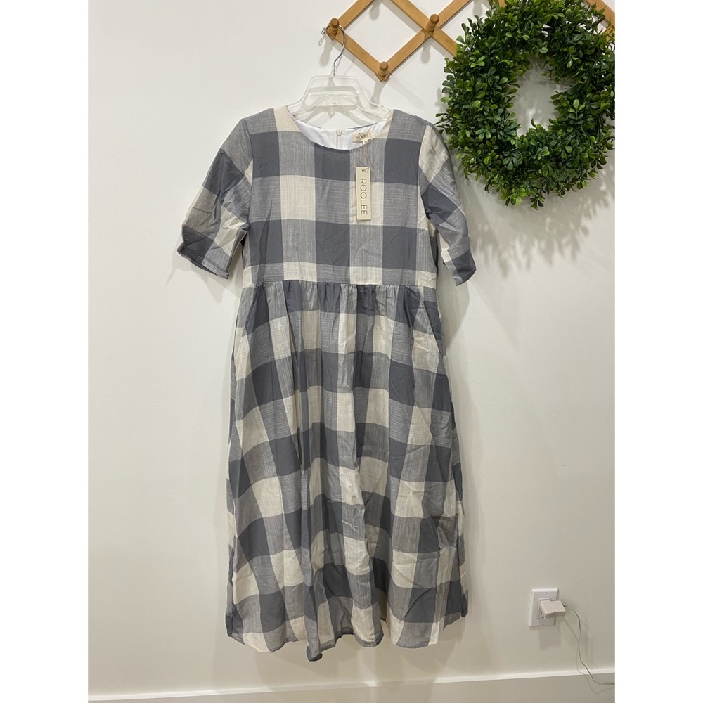 Roolee Maddie Buffalo Plaid Dress